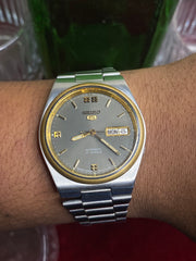 Rare Vintage Seiko 5 Automatic Grey Dial Watch | Ref. 7009-3131 | Made in Japan