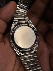 Seiko 5 — White Military Numeral Dial | 38mm Japanese Automatic Watch.