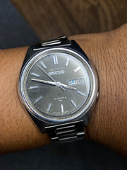 Super Rare Vintage Seiko Actus Grey Sunburst Dial Watch.