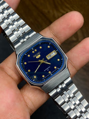 Seiko 5 — Blue Dial “TV-Shape” | Japanese Automatic Watch.