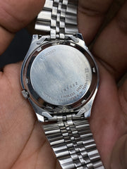 Seiko 5 — Blue Chessboard Dial | 38mm Japanese Automatic Watch.