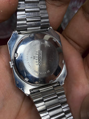 Seiko 5 “Zamana” — 1984 TV-Case Automatic | Cream & Crystal Watch.