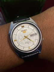 Seiko 5 “Dartboard” — 7009 Concentric-Dial Automatic Watch.