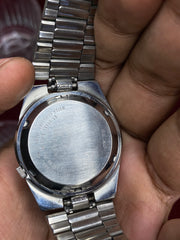 Seiko 5 — Grey Dial with Gold Accents | 38mm Japanese Automatic Watch.