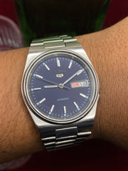 Seiko 5 “Midnight” — 7S26 Blue Dial Automatic watch .