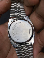 Super Rare Seiko 5 Tv Shaped White Dial Watch.