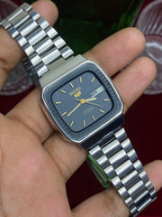 Seiko 5 Automatic — TV-Case Blue Linen Dial | Ref 7009-596K.