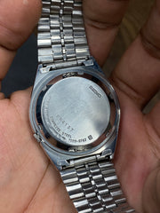 Seiko 5 — Matte Black & Gold Circle Dial | 38mm Japanese Automatic Watch.