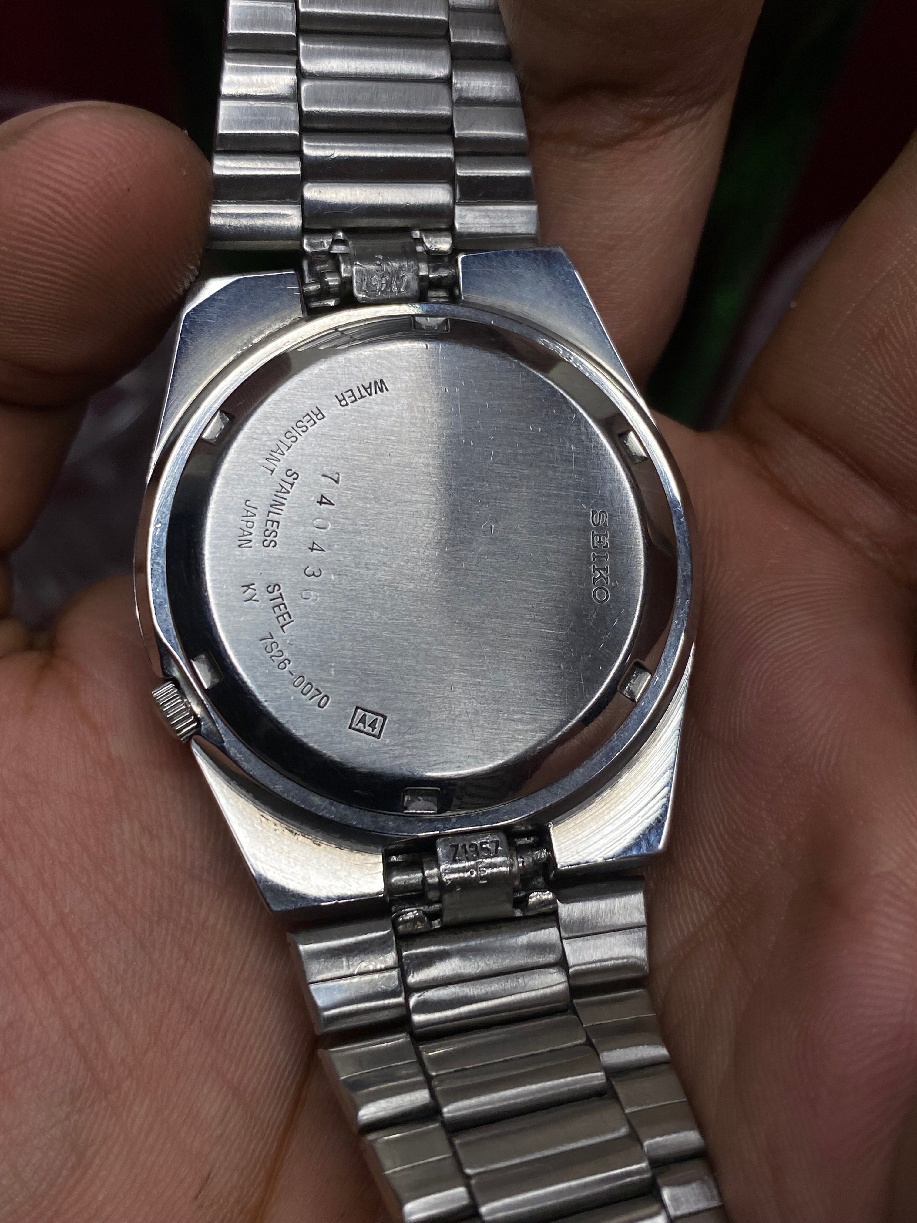 Seiko 5 “Midnight” — 7S26 Blue Dial Automatic watch .