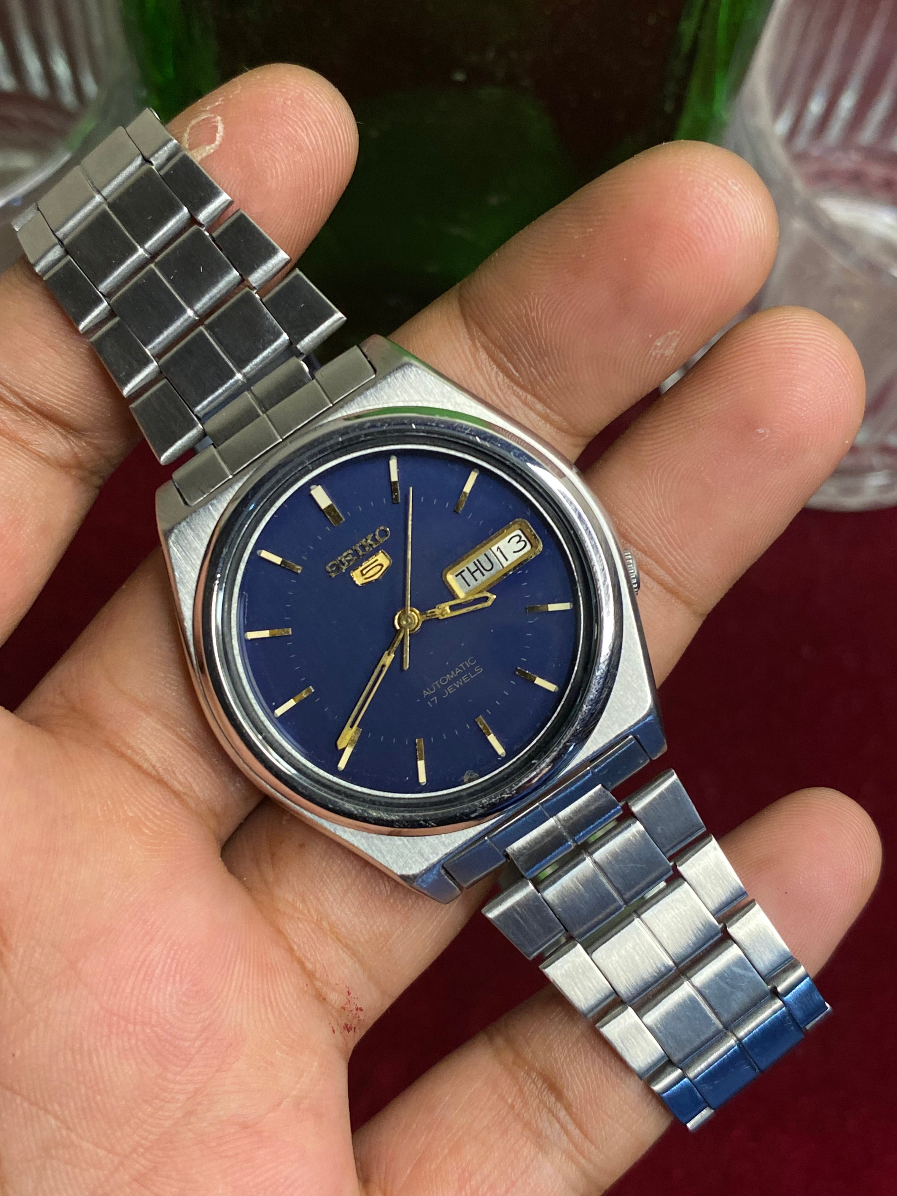 Seiko 5 Automatic — Deep Blue Dial  watch | Ref 7009-876J.