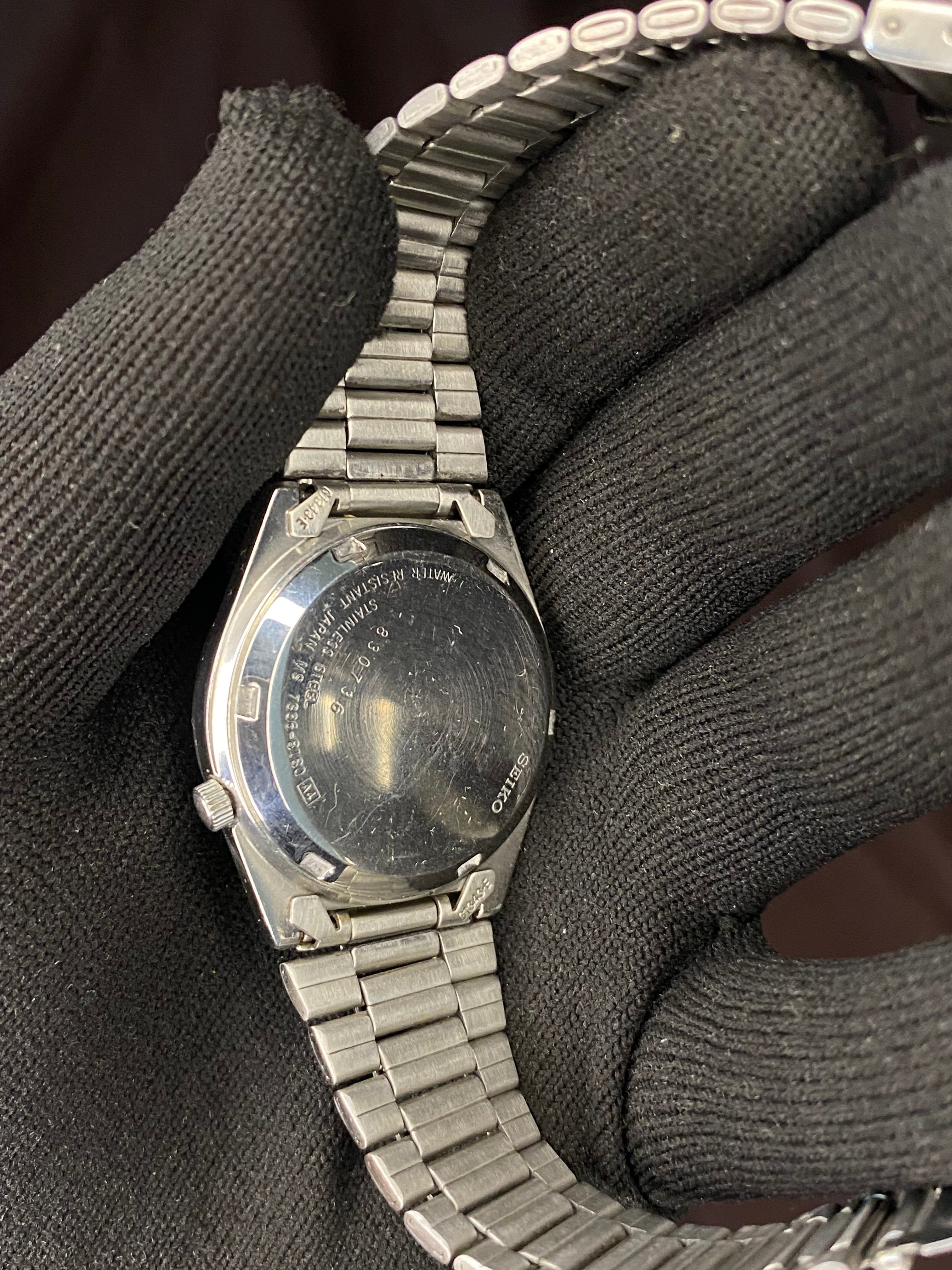 Seiko 5 Silver Sunray Dial Watch