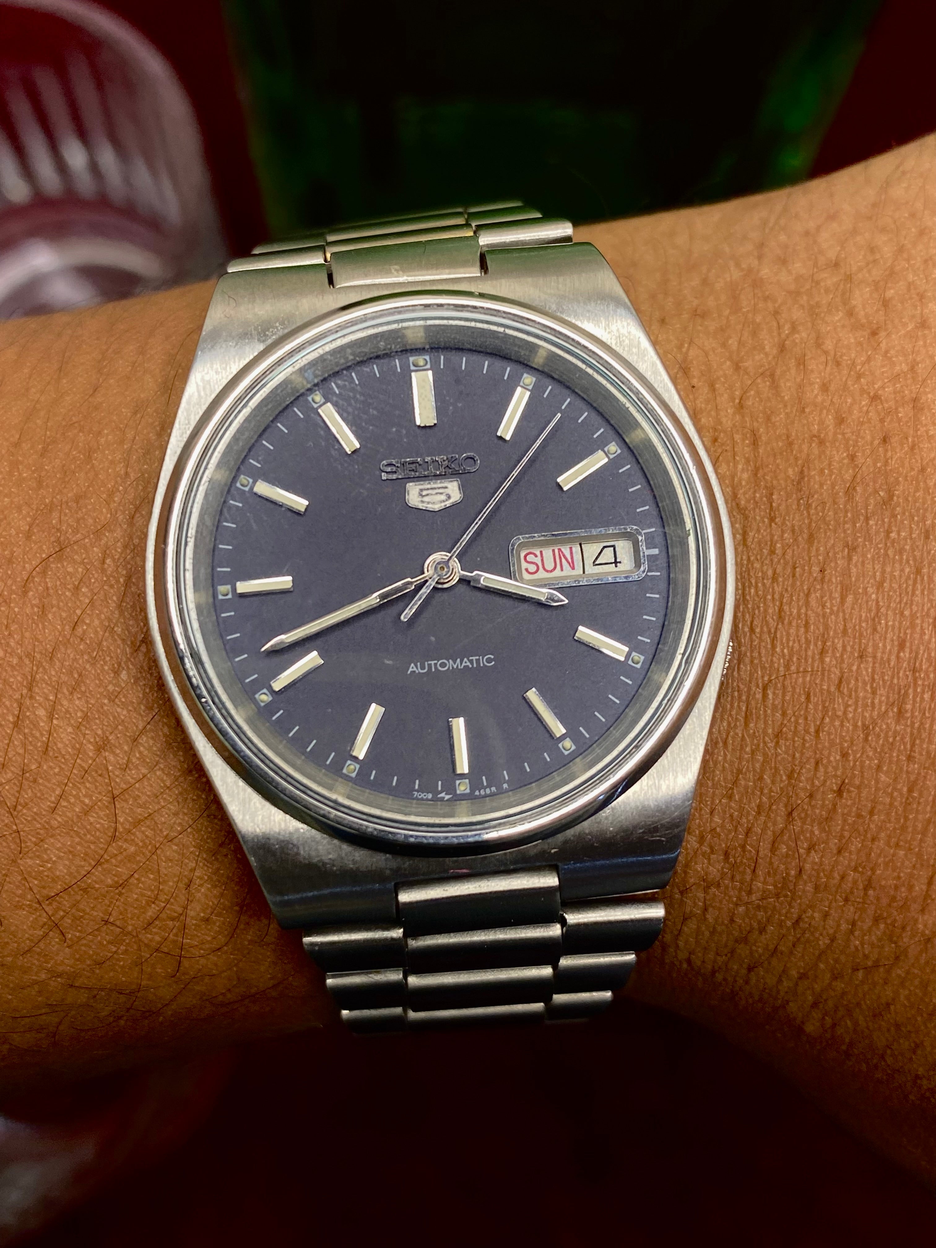 Seiko 5 Automatic — Midnight Blue Dial watch | Ref 7009-3130.