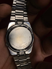 SEIKO 5 AUTOMATIC — "RAILWAY TIME" | 38MM Grey 24-Hour Dial Watch | 7S26-3160 A4.