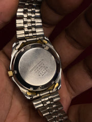 Citizen Eagle 7 Automatic — Black & Gold Motif Dial Watch.