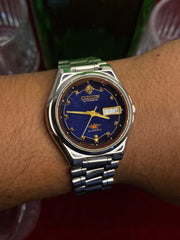 Citizen Eagle 7 Automatic — Blue Motif Textured Dial watch | Ref 4-S81462
