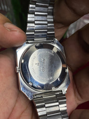 Seiko 5 “Zamana” — 1984 TV-Case Automatic | Cream & Crystal Watch.