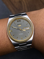 Rare Vintage Seiko 5 Automatic Grey Dial Watch | Ref. 7009-3131 | Made in Japan