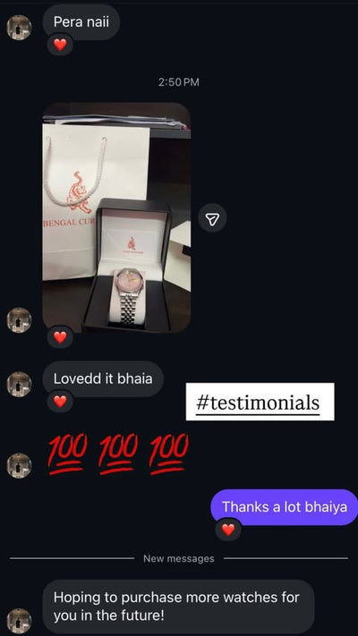 Customer conversation screenshot
