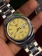 Seiko 5 SNKK19J1 Automatic — Full-Lume Dial, 40mm, Exhibition Back | Ref 7S26-02W0