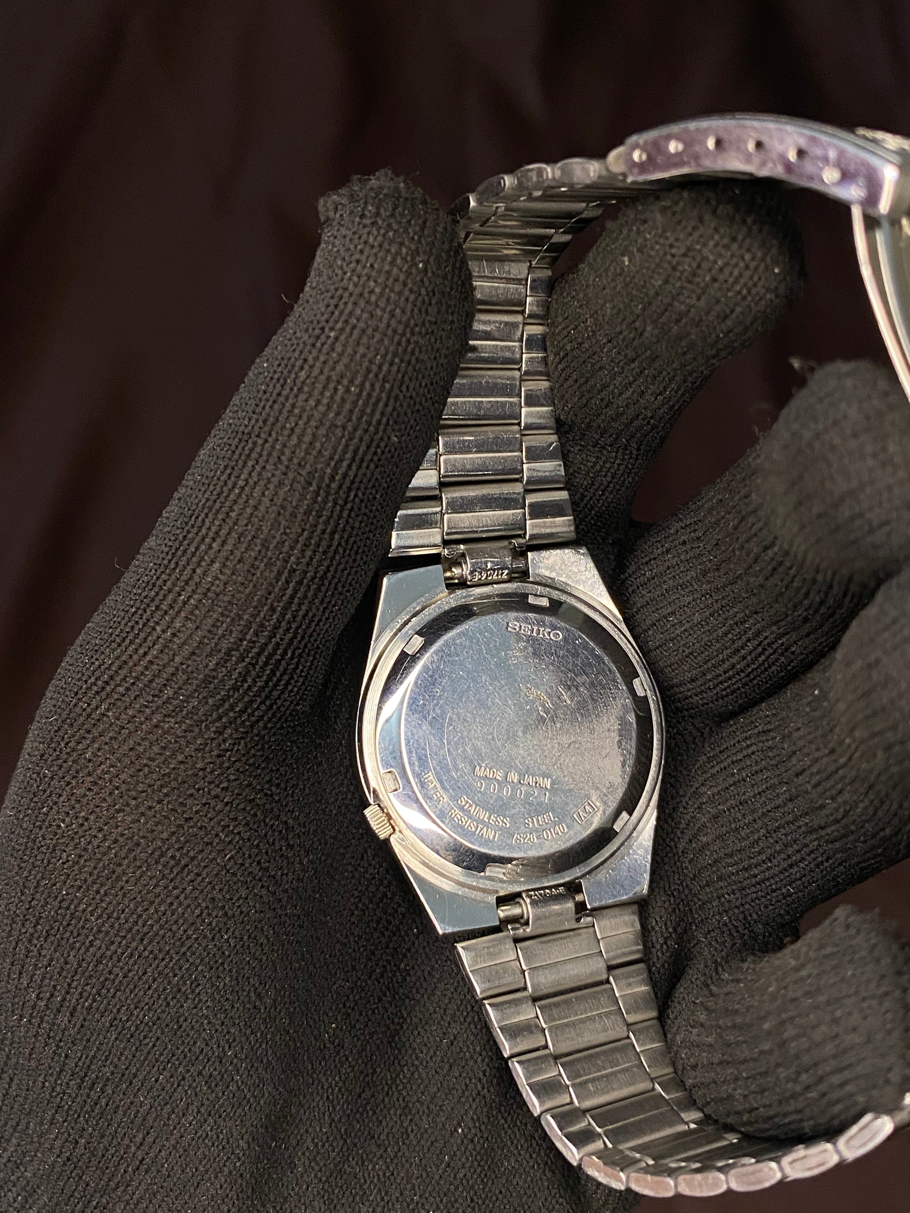 Seiko 5 Rare JDM SNX393 Grey Dial Railway Time watch