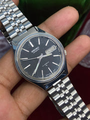 Seiko Automatic — Matte Black Dial | 38mm Japanese Automatic Watch.