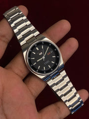 SEIKO 5 AUTOMATIC — “RAILWAY TIME ” | 38MM Grey Dial Watch | 7019-8281 A2.
