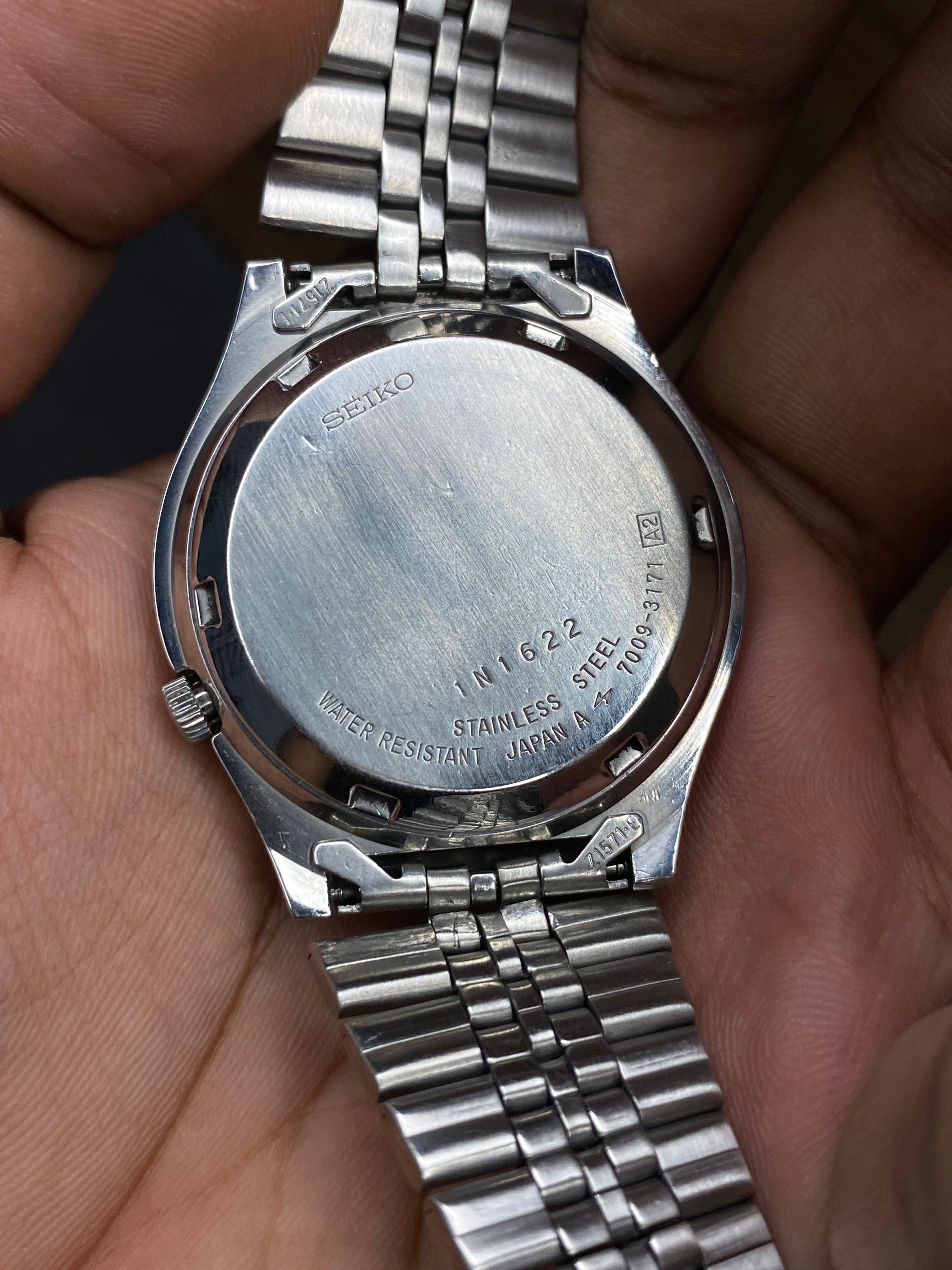 Seiko 5 — Blue Chessboard Dial | 38mm Japanese Automatic Watch.