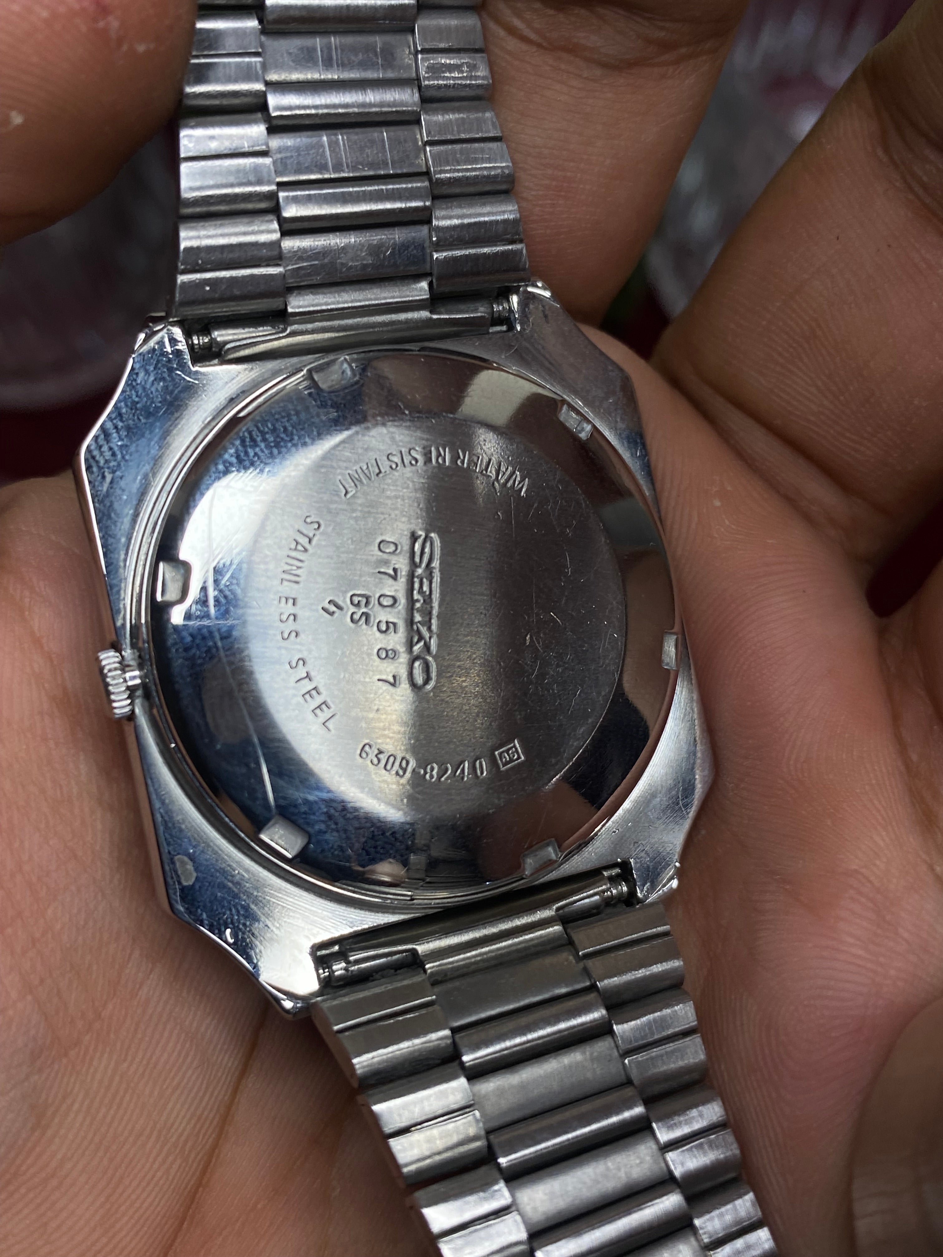 Seiko 5 “Zamana” — 1984 TV-Case Automatic | Cream & Crystal Watch.
