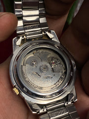 Seiko 5 SNKK19J1 Automatic — Full-Lume Dial, 40mm, Exhibition Back | Ref 7S26-02W0