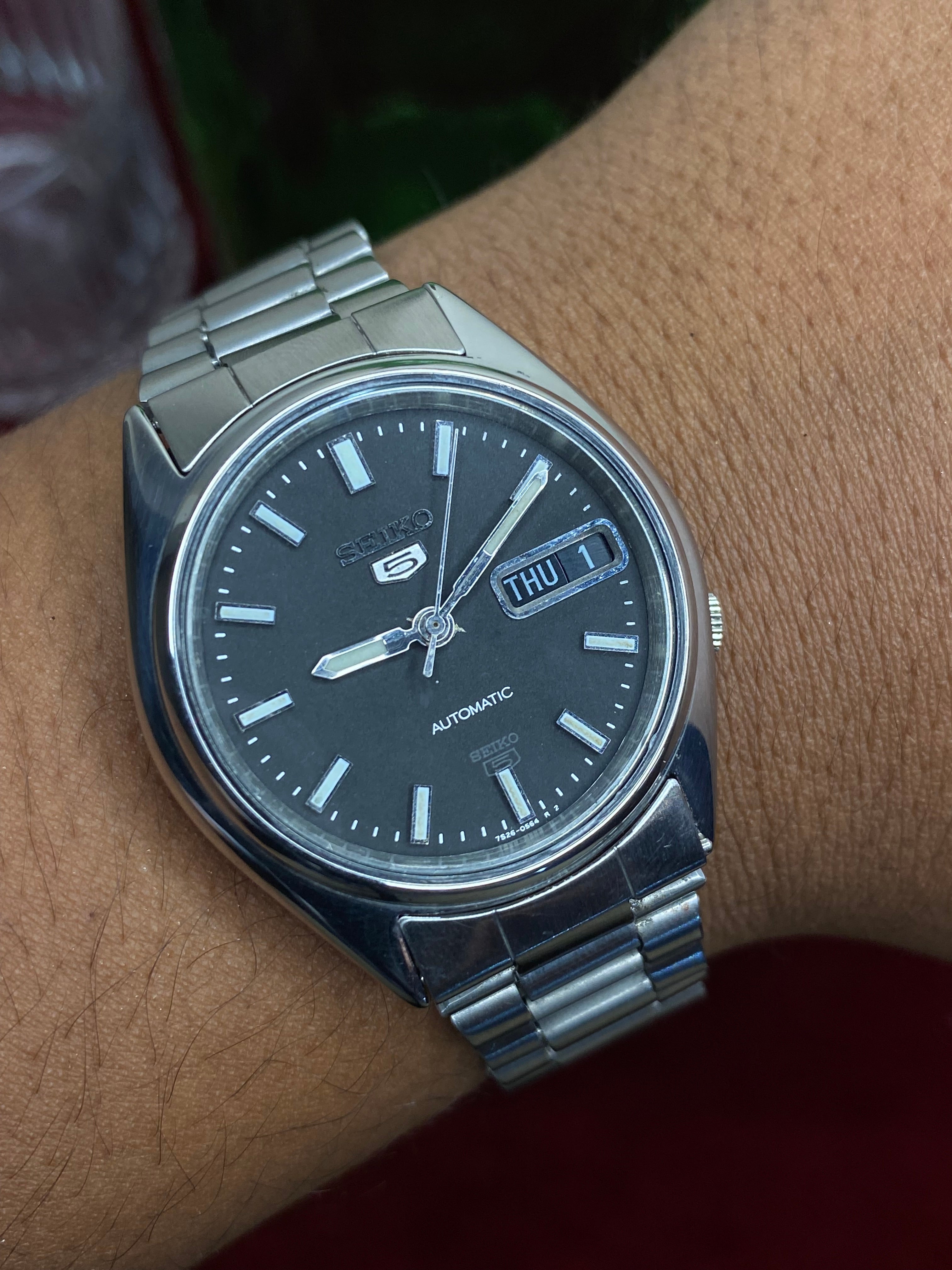 Seiko 5 — Matte Grey Dial | 36mm Japanese Automatic watch.