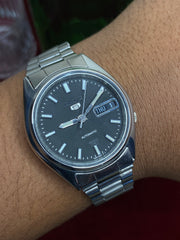 Seiko 5 — Matte Grey Dial | 36mm Japanese Automatic watch.