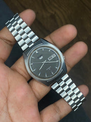 Rare Seiko 5 Dark Grey Dial Automatic Watch.