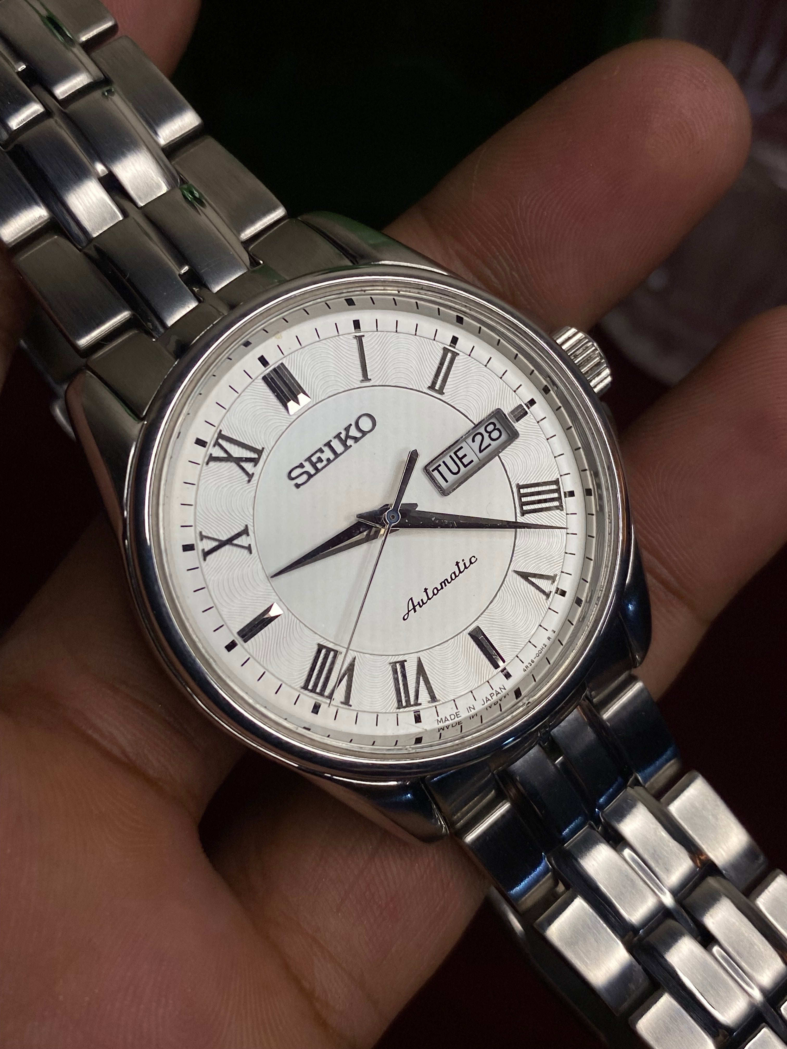 (JDM)Seiko Presage SARY019 “Snow Roman”—Automatic Dress Watch (41mm).