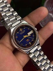 Citizen Eagle 7 Automatic — Blue Motif Textured Dial watch | Ref 4-S81462