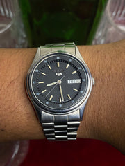 Seiko 5 Automatic — Railway Grey Dial Watch, 36mm | Ref 6309-8920.