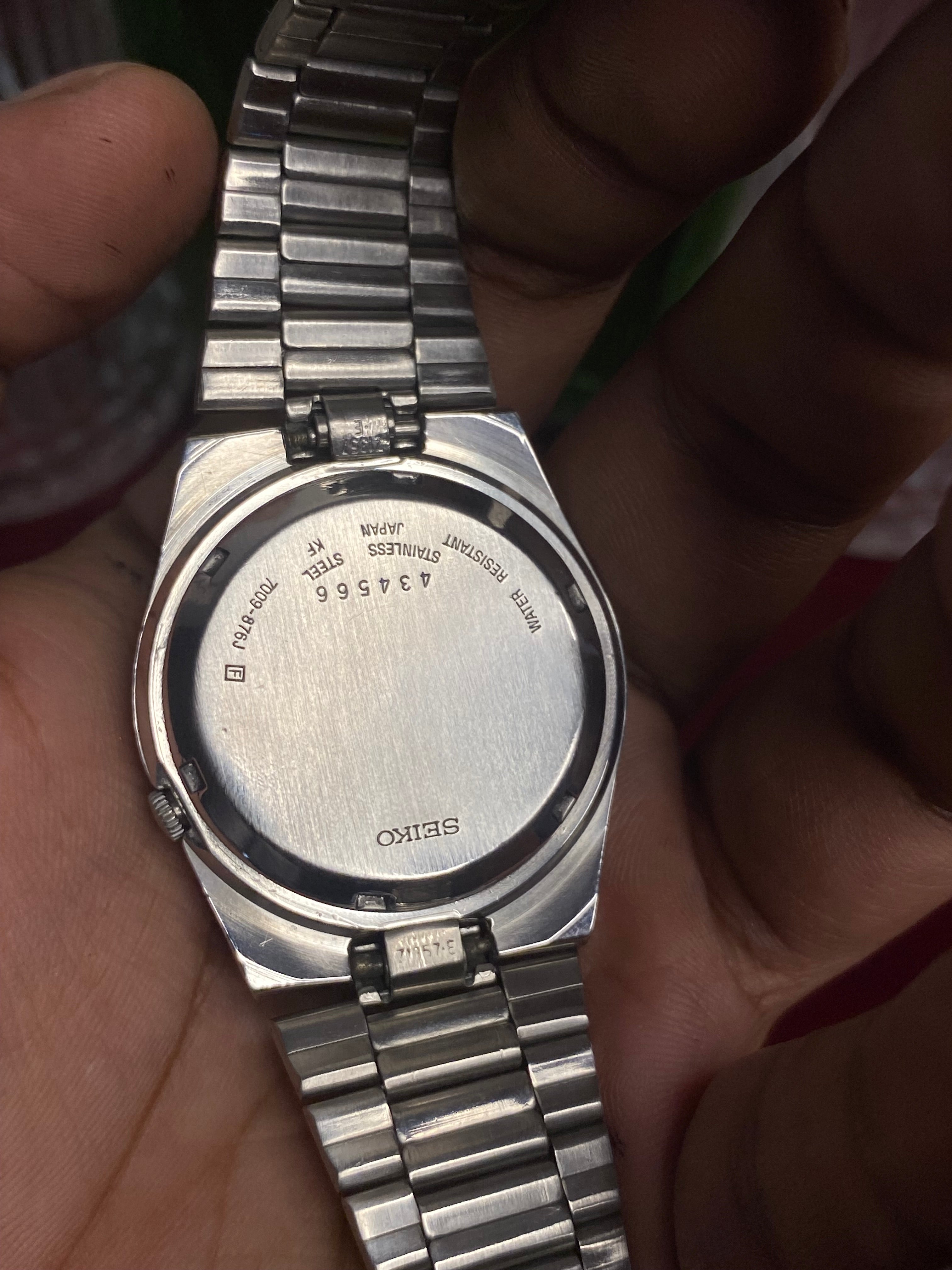 Seiko 5 Automatic — Railway Time  White Dial Watch | Ref 7009-876J.