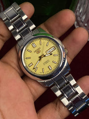 Seiko 5 SNKK19J1 Automatic — Full-Lume Dial, 40mm, Exhibition Back | Ref 7S26-02W0