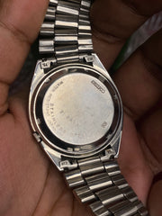 Seiko 5 “Frost & Ash” — 7009 Textured Two-Tone Automatic watch.