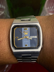 Seiko 5 Automatic — TV-Case Blue Pinstripe Dial Watch | Ref 6309-561A.