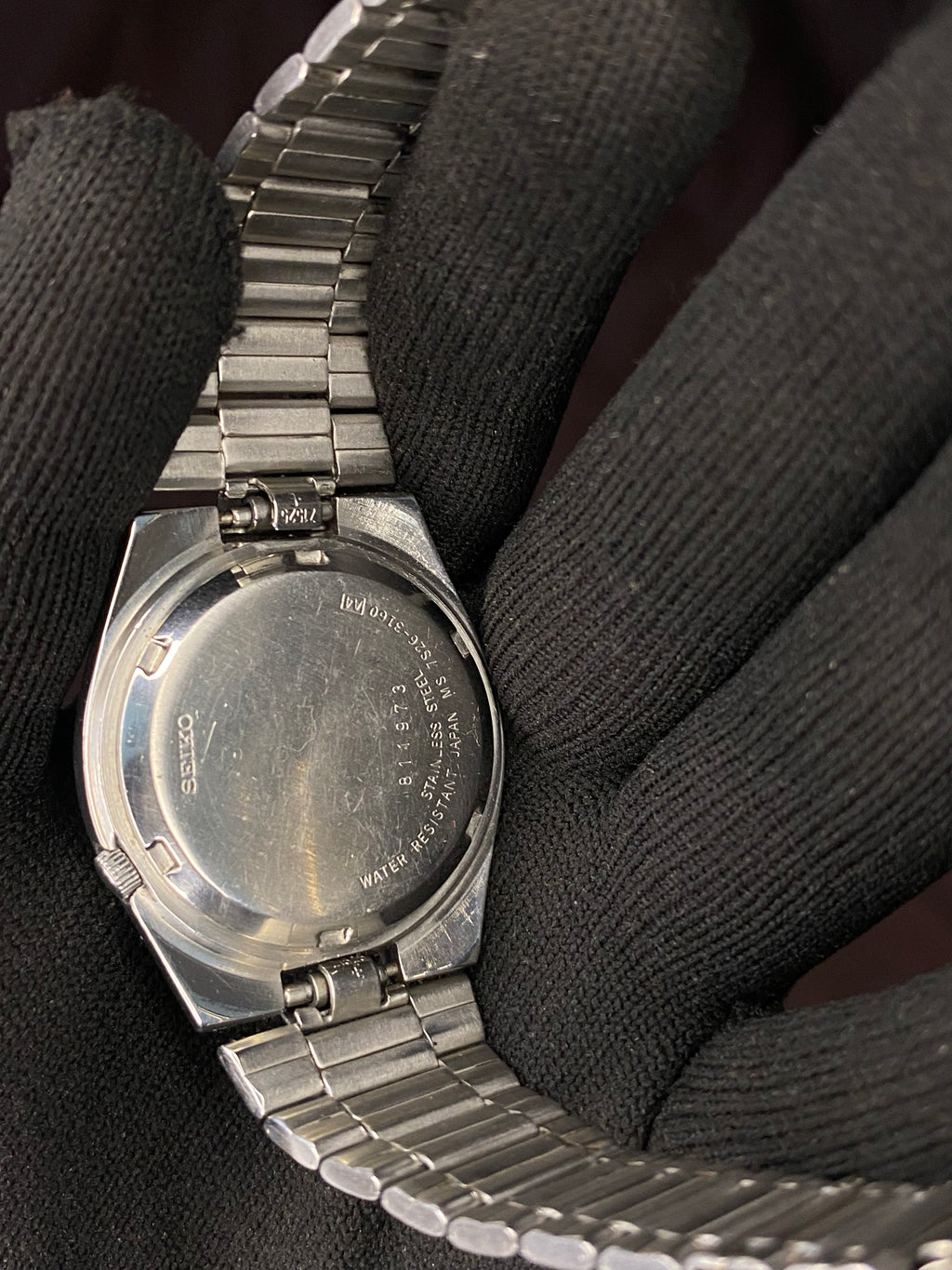 Seiko 5 Grey Railway Time Watch