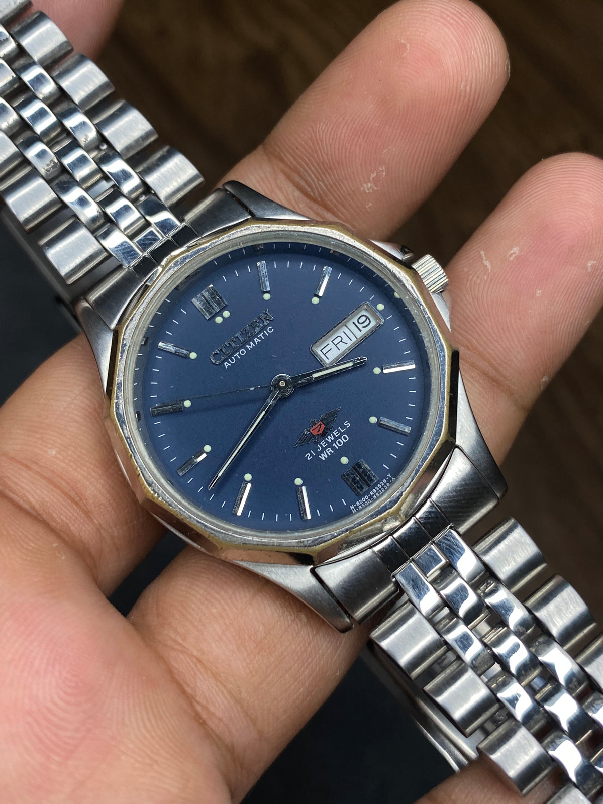 Citizen Automatic — Deep Blue Dial | 37mm Dodecagon Japanese Automatic Watch.