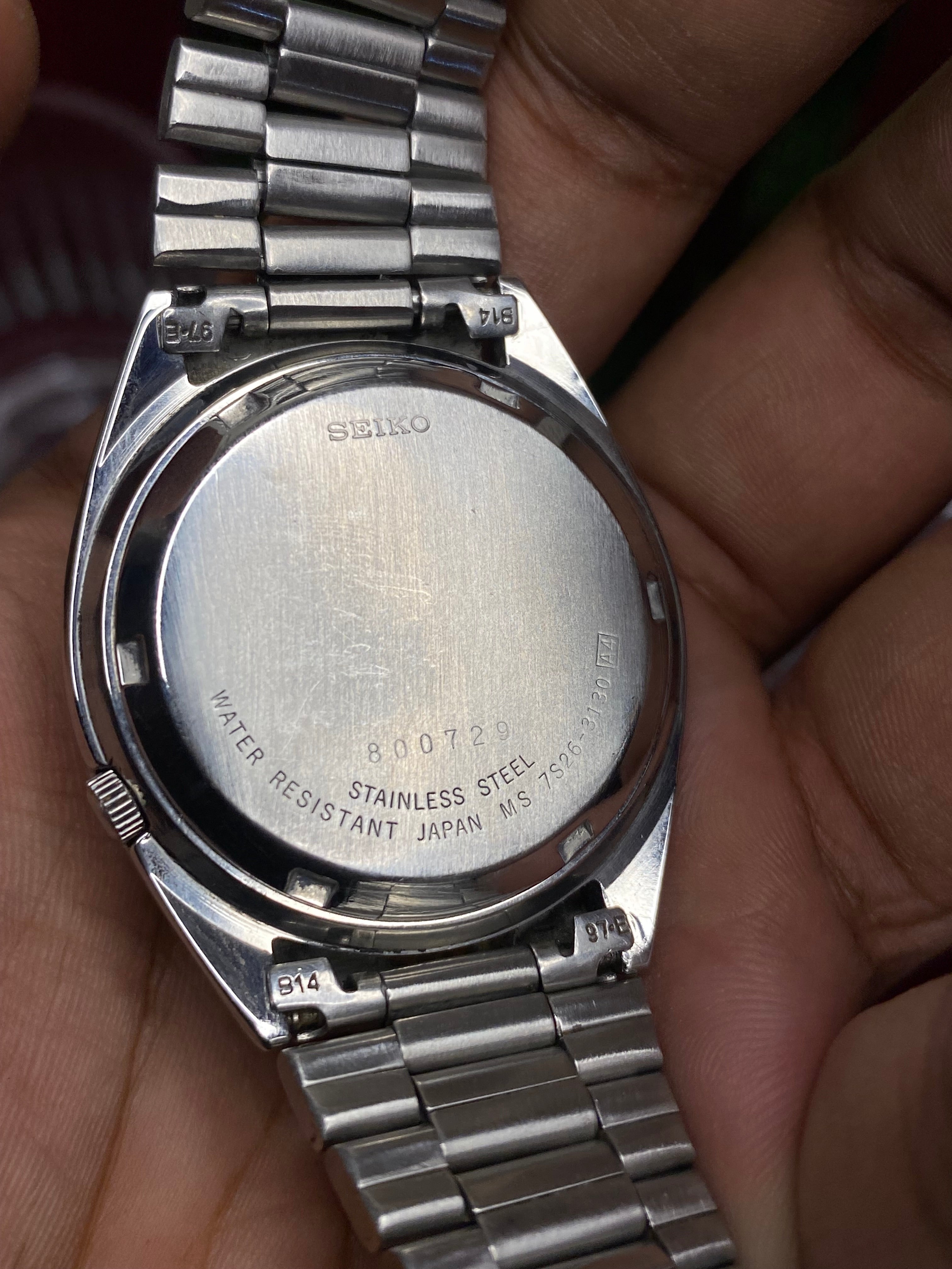 Seiko 5 “Champagne” — 7S26 Grey-Gold Dial Automatic watch.