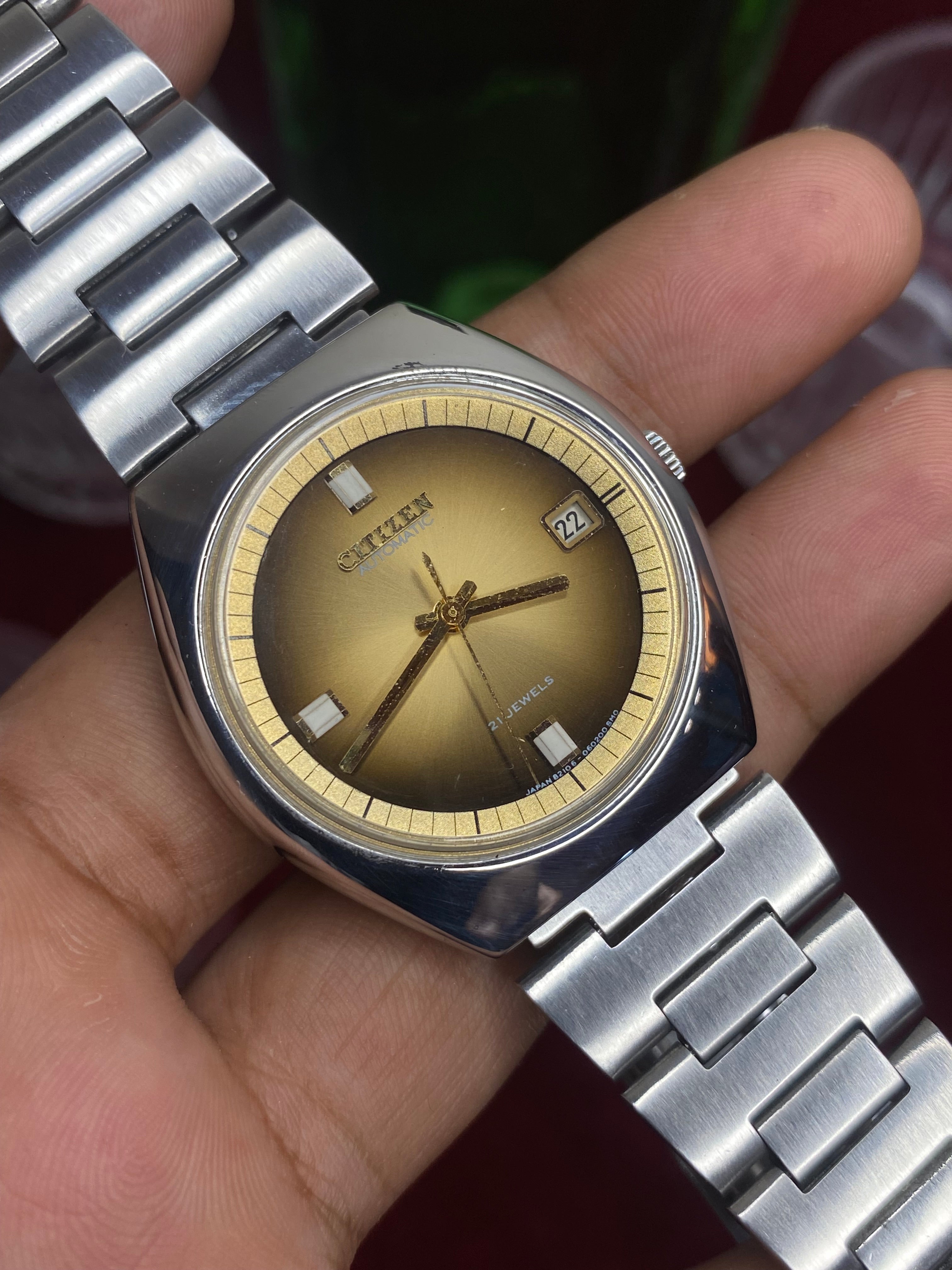 Citizen Automatic — Gradient Brown Fumé Dial | 38mm Japanese Automatic Watch.