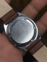 Seiko 5  — Silver Textured Dial Automatic | 7009 Vintage Watch.