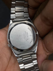 Classic Seiko 5 Light Silver Dial Automatic Watch.