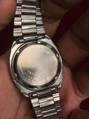 Seiko 5 Automatic — TV-Case Railway Black Dial | Ref 7009-3140
