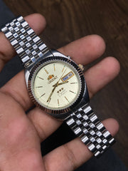Super Rare Orient President Tri-Star Crystal Automatic Watch | Champagne Dial | Ref. 469WA8-83