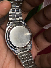 Seiko 5 — White Textured Dial | 38mm Japanese Automatic Watch.