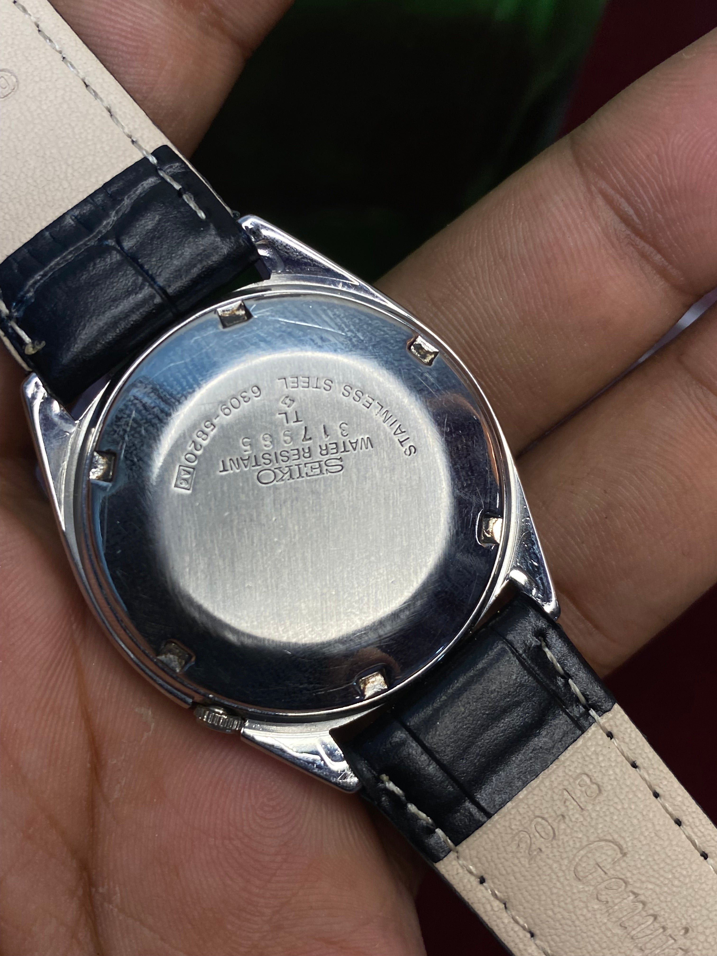 Seiko 5 — White Textured Dial | 38mm Japanese Automatic Watch With Leather Strap.