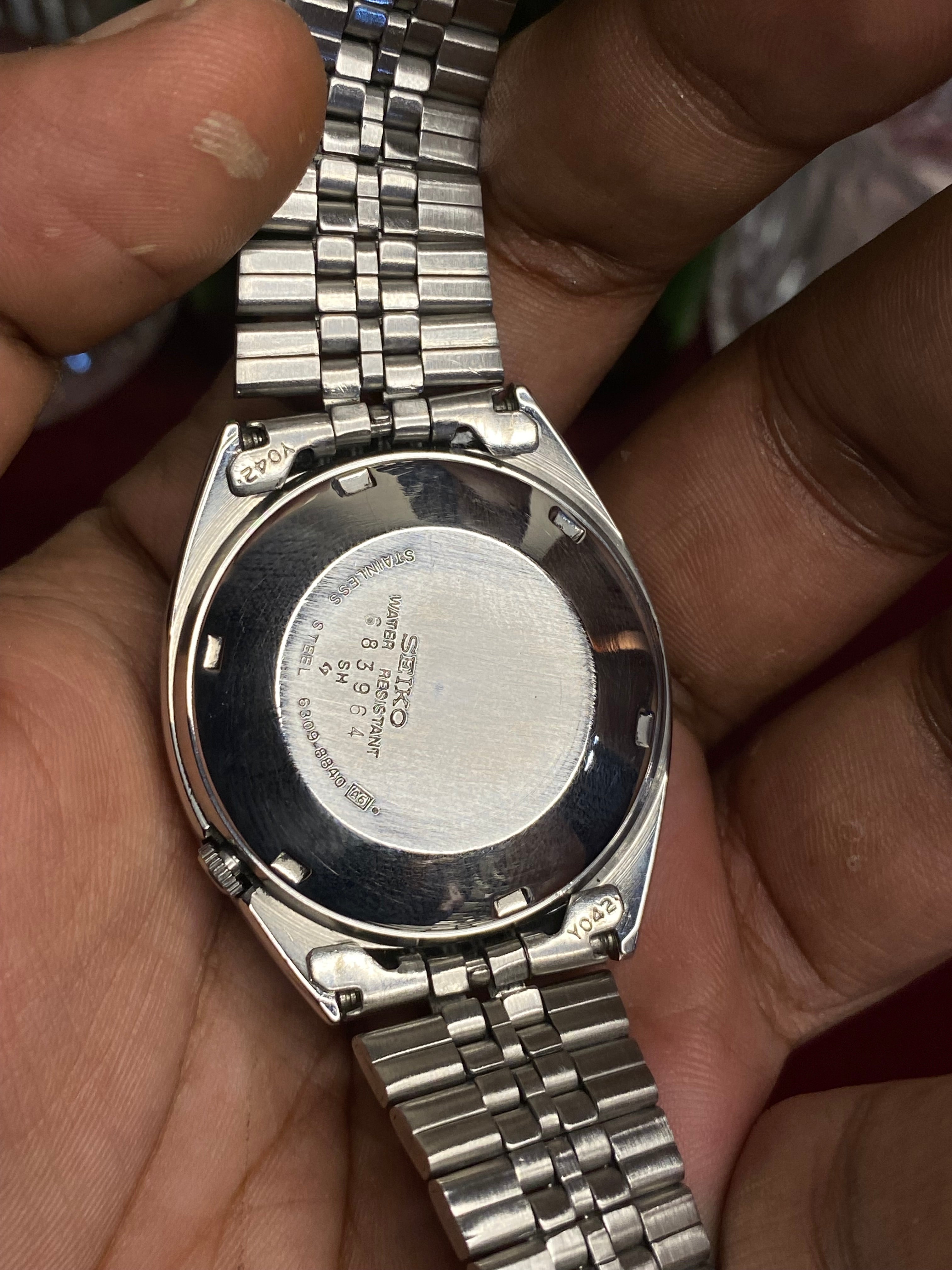Seiko 5 Automatic — Champagne-Silver Dial Watch | Ref 6309-8840